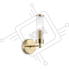 Настенный светильник Ambrella light LH55164 BS/CL латунь/прозрачный E14 max 40W 155*100*245