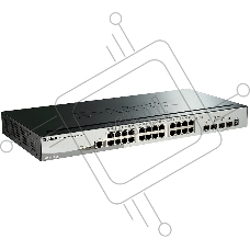 Сетевой коммутатор D-Link DGS-1510-28X, SmartPro с 24 портами 10/100/1000Base-T и 4 портами 10GBase-X SFP+