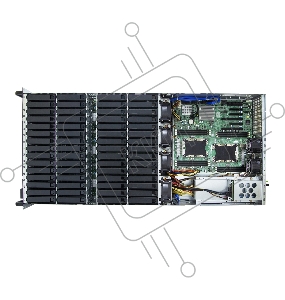Серверная платформа SB403-VG, 4U, 60xSATA/SAS HS 3,5 bay + 2* 15mm 2.5