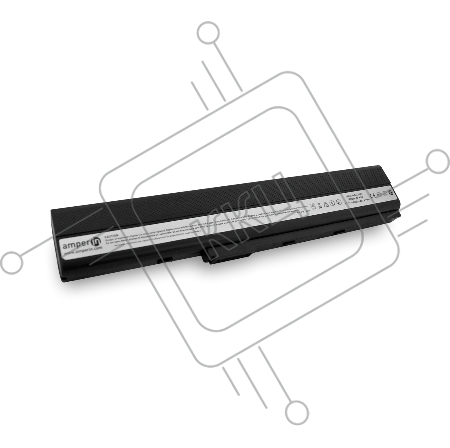 Аккумуляторная батарея Amperin для ноутбука Asus X, PRO, P, N, K, F, B, A 4400mAh (49Wh) AI-K52