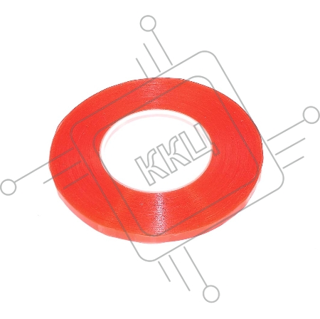 Скотч двусторонний прозрачный 3M с красной защитной лентой ширина 2мм 50м