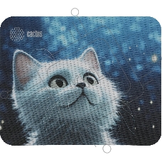 Коврик для мыши Cactus White Cat 220x180x2мм (CS-MPC-P06XS)