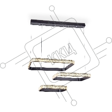 Светильник Ambrella light FA6166 BK черный 131W 720*500*900 (ПДУ РАДИО 2.4)