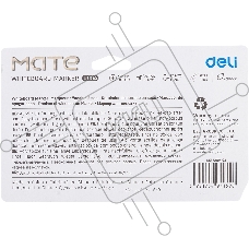 Набор маркеров для досок Deli EU00403 Mate, скошенный пишущий наконечник, 2-5мм, 4 цвета, ассорти