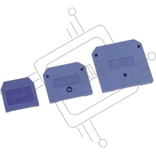 Заглушка для ЗНИ-4-6кв.мм (JXB35-50А) син. ИЭК YZN10D-ZGL-006-K07
