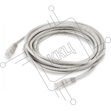 Патч-корд Buro LSZH UTP cat5E 5м серый RJ-45 (m)-RJ-45 (m) (UTP-5E-5M-G-LSZH)