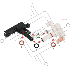 Ремкомплект распределителя пара Delonghi ESAM, EAM