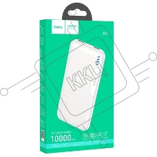 Портативный аккумулятор 10000mAh 2USB+1Type-C+1Micro USB 2.0A Hoco J158A (White)