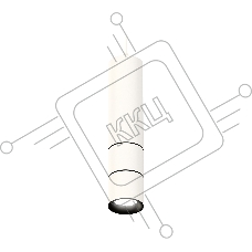 Светильник Ambrella Light XP7401080 SWH/PBK белый песок/черный полированный MR16 GU5.3