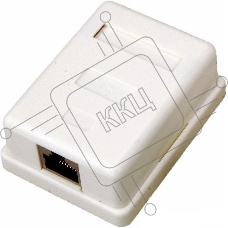 Розетка компьютерная внешняя Rexant 03-0122 1-порт RJ-45 (8P8C), FTP экранированная, категория 5e
