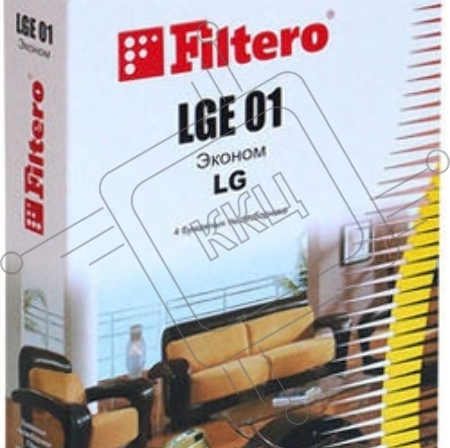 Пылесборники Filtero LGE 01 Эконом бумажные (4пылесбор.)