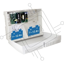 Источник питания СКАТ-1200И7 12В 5А корпус под АКБ 2х12Ач холодный пуск СС ТР ПБ SKAT-1200I7 power supply 12V 5A case for 2x12Ah battery cold start SS TR PB