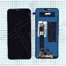 Дисплей для Nokia 7.1 черный