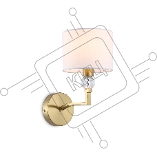 Настенный светильник Ambrella light LH71135 BS/WH латунь/белый E14 max 40W 220*140*250