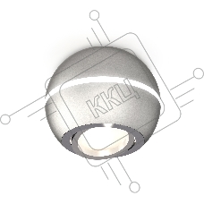 Светильник Ambrella Light XS1103011 SSL/PSL серебро песок/серебро полированное MR16 GU5.3 LED 3W 4200K (C1103, N7003)