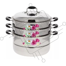 Мантоварка Трехуровневая KELLI KL-4244-30, диаметр 30см (1х4)