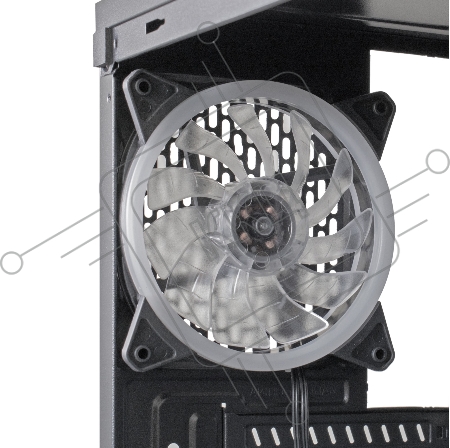 Корпус Miditower ExeGate EVO-9201 Black-RGB light, ATX, <без БП>, с окном, 2*USB+1*USB3.0, HD Audio