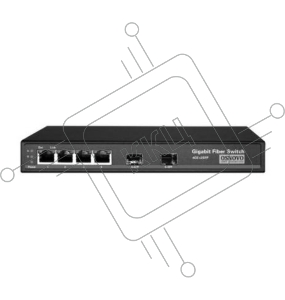 Коммутатор OSNOVO Гигабитный коммутатор на 6 портов, 4*10/100/1000Base-T, 2*SFP 1000Base-FX