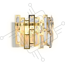 Светильник Ambrella light TR5055 GD/WH/CL золото/белый/прозрачный E14/2 max 40W 250*200*140