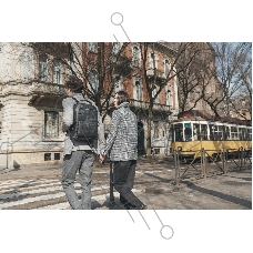 Рюкзак мужской The Bridge Manfredi 064716QQ/7R черный натур.кожа