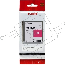 Картридж струйный Canon PFI-120 M 2887C001 пурпурный (130 мл) для Canon imagePROGRAF TM-200/205