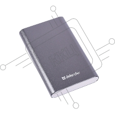 Внешний аккумулятор Defender Extralife 8000mAh 1USB, Li-pol ,5V,2.1A, серый