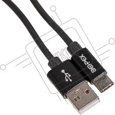 Кабель USB (m)-USB Type-C (m) 1м черный