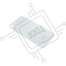 Задняя крышка (стекло) для iPhone 8 серебристая