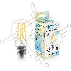 Лампа светодиодная 602014 Filament LED A60 20W IC E27 4000K 220-240V