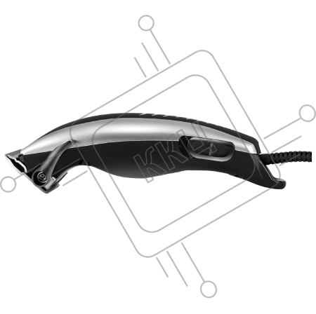 Машинка для стрижки Centek CT-2123 (черный/серебро) 10Вт, стальные лезвия, прорезиненный корпус