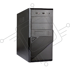 Компьютерный корпус Exegate EX284019RUS Minitower BA-201 Black, mATX, <AA450, 80mm>, 2*USB, Audio