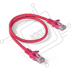 Патч-корд ExeGate EX286378RUS UTP-RJ45-RJ45-5e-0,5M-LSZH-RD, UTP, cat.5e, LSZH, 0.5м, красный