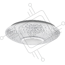 Светильник настенно-потолочный REXANT Satori Melody 2700-6500 K RGB Bluetooth Sound с пультом и APP LED 