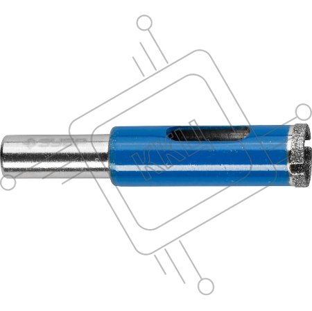 Сверло алмазное трубчатое ЗУБР Профессионал 29860-12 по стеклу и кафелю, d=12 мм, зерно Р 100