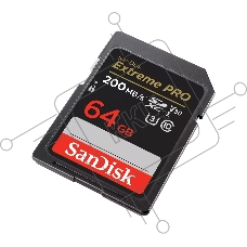 Карта памяти SanDisk Extreme PRO 64GB SDXC Memory Card 200MB/s