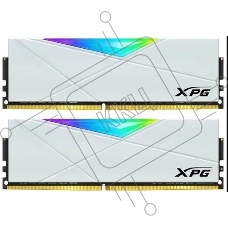 Оперативная память XPG Spectrix D50 RGB, 32GB (2x16GB), DDR4, 3600MHz, CL18, UDIMM, RGB, с радиатором, белый