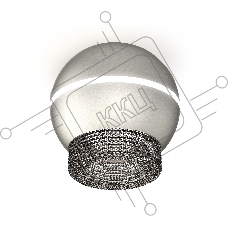 Светильник Ambrella Light XS1103020 SSL/BK серебро песок/тонированный MR16 GU5.3 LED 3W 4200K (C1103, N7192)