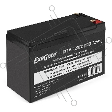 Батарея ExeGate EX285952RUS DTM 12072 (12V 7,2Ah, клеммы F1)