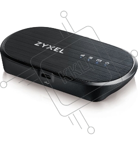 Портативный LTE Cat.4 Wi-Fi маршрутизатор Zyxel WAH7601 (вставляется сим-карта),  802.11n (2,4 ГГц) до 300 Мбит/с, поддержка LTE/4G/3G/2G, питание micro USB, батарея до 8 часов