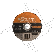Диск отрезной по металлу Sturm! 9020-07-125x12, АРМИРОВАННЫЙ,размер 125x1.2x22.23