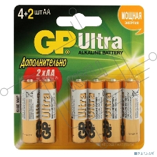 Аккумулятор GP 15AU4/2-CR6 Ultra 72/720(6 шт. в уп-ке)