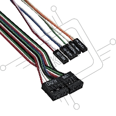 Компьютерный корпус Exegate EX268696RUS Компьютерный корпус MiniITX Exegate MI-208 Black, miniITX/mATX, <M450, 80mm>, 2*USB, Audio