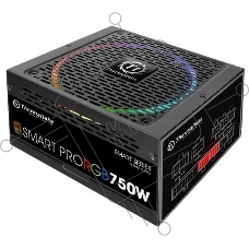 Блок питания Thermaltake Smart Pro RGB (PS-SPR-0750FPCBEU-R), 750Вт, 80 PLUS Bronze, 140мм, модульный, черный