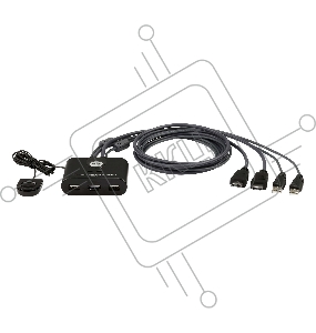 Переключатель KVM 2-Port USB FHD HDMI Cable KVM Switch