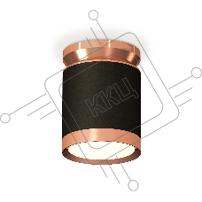 Светильник Ambrella Light XS8142035 SBK/PPG черный песок/золото розовое полированное GX53 (N8912, C8142, N8126)