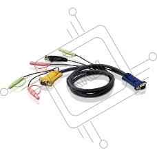 Кабель ATEN CABLE HD15M/USBM/SP/SP-SPHD15M; 1.8M