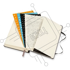 Ежедневник Moleskine CLASSIC DAILY POCKET 90x140мм 400стр. фиксирующая резинка черный