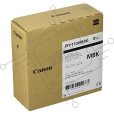 Картридж струйный Canon PFI-1100 MBK (0849C001) матовый черный (160 мл.) для Canon imagePROGRAF PRO-2000, PRO-4000, PRO-4000S, PRO-6000S