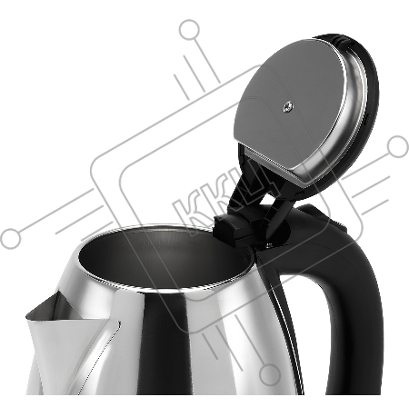 Чайник электрический Starwind SKS1050 1.8л. 1500Вт серебристый/черный (корпус: нержавеющая сталь/пластик)