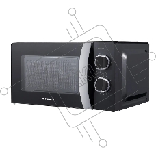 Микроволновая печь Kraft KF20MW7B-203M черный, 20 л, 700 Вт, переключатели - поворотный механизм